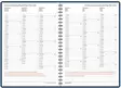 Ajasto Wega 2026 pöytäkalenteri tummansininen 148 x 210mm - Pöytäkalenterit - 2676229026 - 3