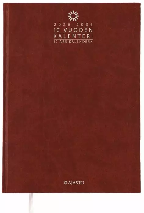 Ajasto 10 Vuoden Kalenteri pöytäkalenteri kupari 210 x 297mm - Pöytäkalenterit - 2676231026 - 1