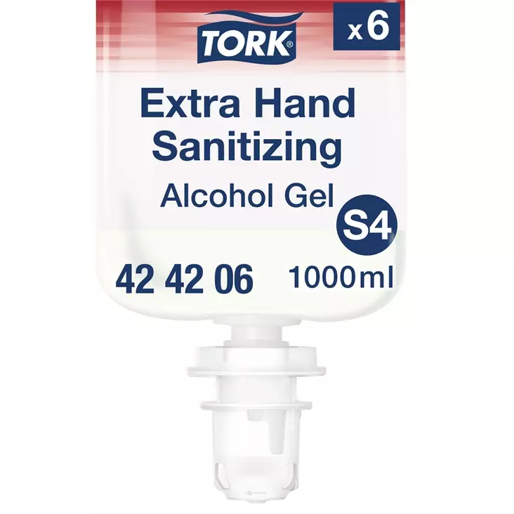 Käsihuuhde geeli S4 Tork Extra 1l - Henkilöhygienia, ihon hoitotuotteet - 424206 - 1