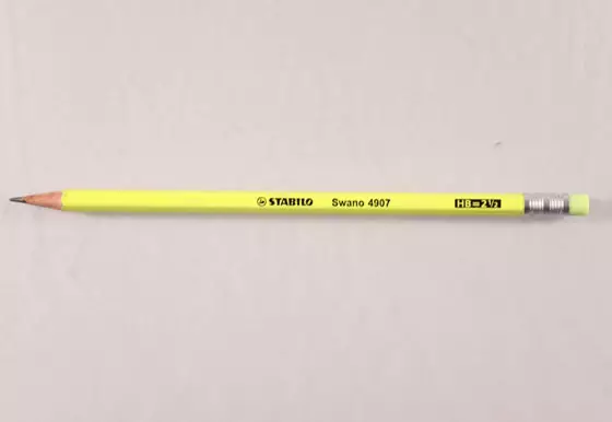 Lyijykynä Stabilo Swano 4907/Y HB kumipää keltainen 12 kpl - Lyijykynät - 49726 - 1
