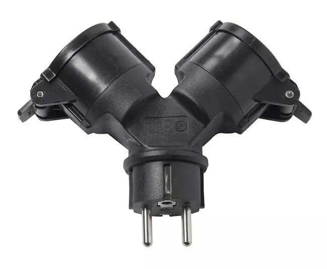 AIRAM 2-OS. ULKOHAAROITIN Y-MALLI - Valaisimet, jatkojohdot - 90736 - 1