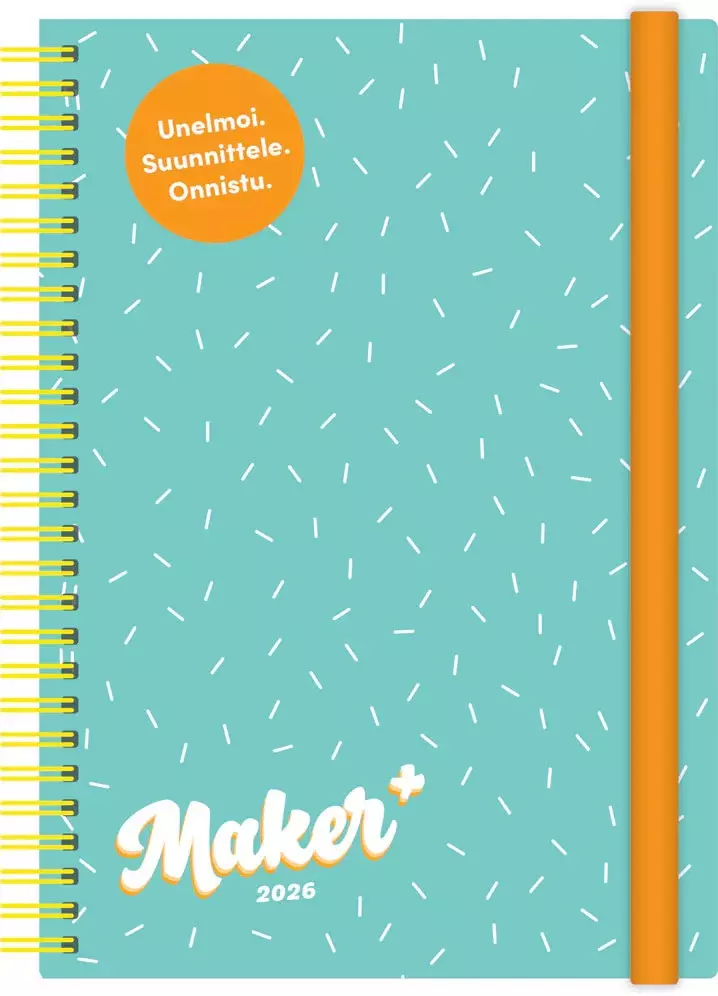 Ajasto Maker+ pöytäkalenteri 2026 148 x 210mm - Pöytäkalenterit - 2676521726 - 1
