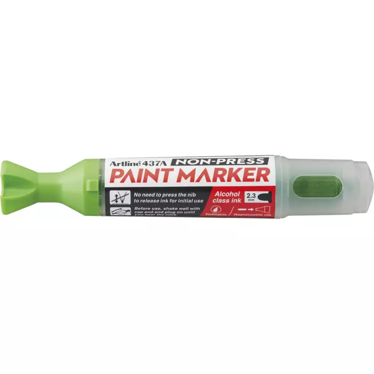 Artline Non-press maalitussi 437A Keltavihreä - Merkkauskynät, -tussit - ART043706 - 1