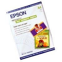 Epson A4 Photo Self-adhesive sheet 167g/10 arkkia - Valokuva- ja erikoispaperit - S041106 - 1