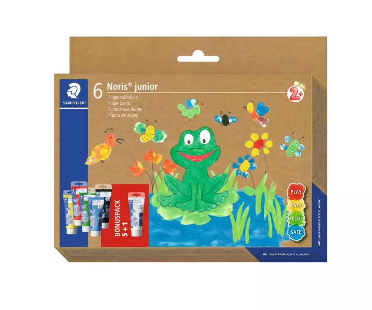 Finger paint Noris Junior 75ml ass (6) - Värityskynät - STA8816 - 1