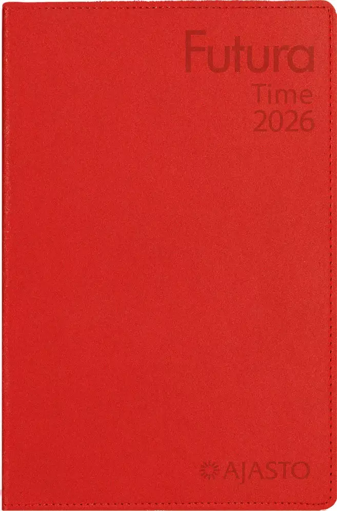 Futura Time, punainen 2026 - Taskukalenterit - 2673107126 - 1