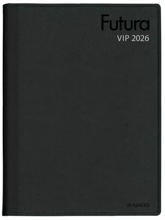 Ajasto Futura VIP 2026 pöytäkalenteri musta 210 x 297mm - Pöytäkalenterit - 2676215026 - 1