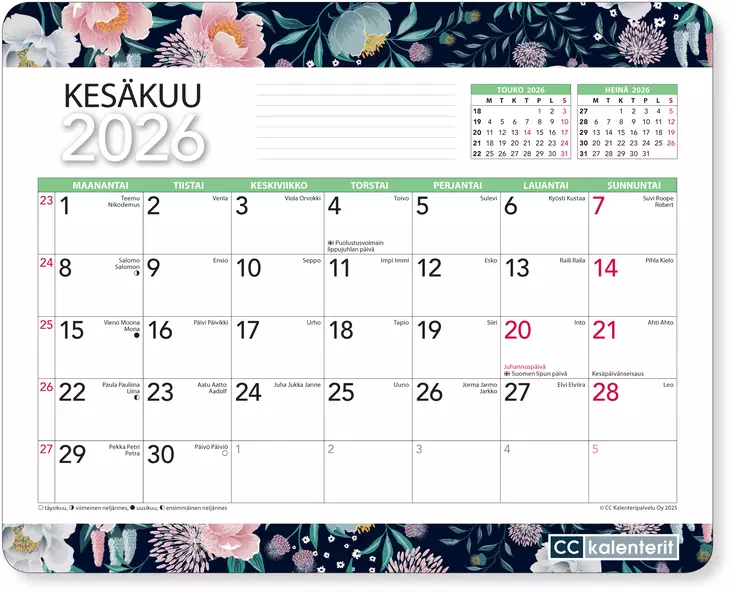 Hiirimattokalenteri 2026 - Pöytäkalenterit - 2916 - 1