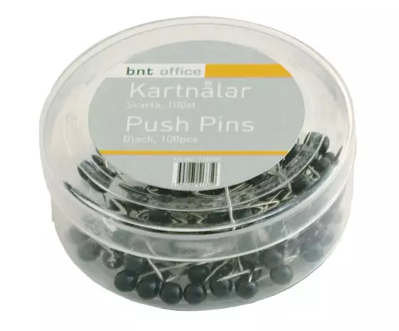 KARTTANEULA 79015 20MM MUSTA /100 - Taulutarvikkeet - 40206 - 1