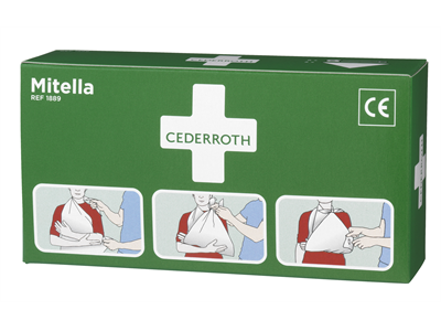 Kolmioliinapakkaus Cederroth 96 x 96 x 136 mm - Ensiapu, työsuojaus ja työterveys - 270026 - 1