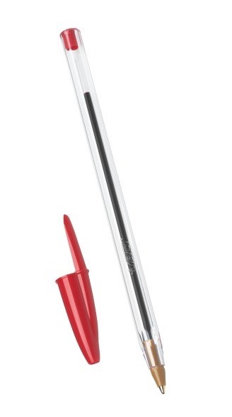 Kuulakynä Bic Cristal Medium punainen - Kuivamustekynät - 309526 - 2