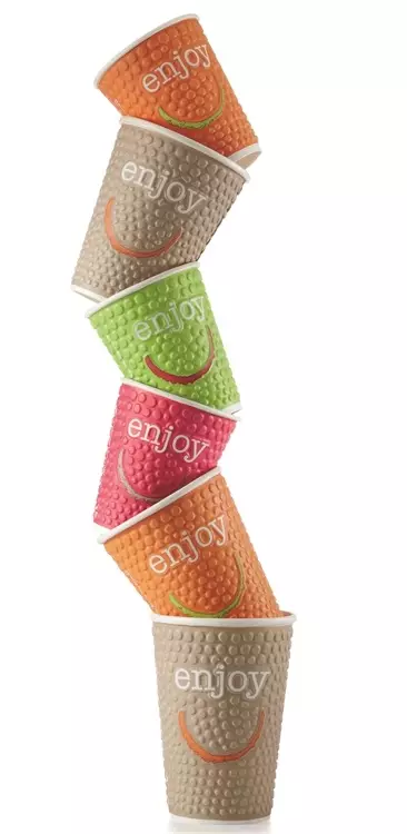 Kuumakuppi Enjoy 250ml/37kpl - Kertakäyttöastiat - 279476 - 2