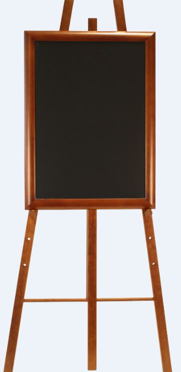 Liitutaulun jalusta tumman ruskea - Lasi,valko,pellava,korkki,fläppi,-taulut - 129626 - 1