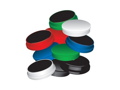 Magneetti Q-Connect 35mm värilajitelma/10 - Taulutarvikkeet - 500366 - 1