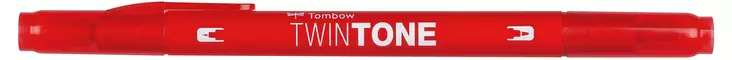 Marker Tombow TwinTone punainen 0,3/0,8 - Merkkauskynät, -tussit - TOM13066 - 1