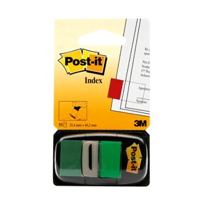 Merkkaaja Post-it 25,4x43,2 green - Teippimerkit, merkkaajat - 7000029856 - 1