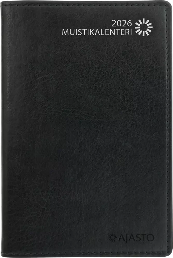 Muistikalenteri, musta 2026 - Taskukalenterit - 2673114026 - 1