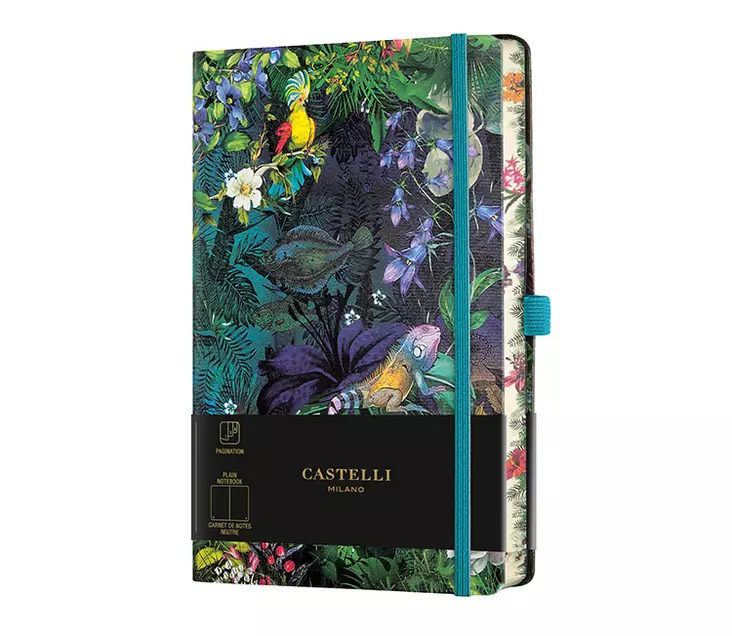 Muistikirja Castelli 13x21cm 224sivua blanko Eden Lily - Muisti- ja konttorikirjat - 11646 - 1