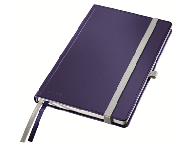 Muistikirja Leitz Style A5/80 kova kansi viivat sininen - Muisti- ja konttorikirjat - 210196 - 1