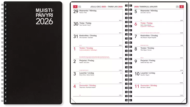 Muistipäivyri 2026 - Pöytäkalenterit - 2506 - 1