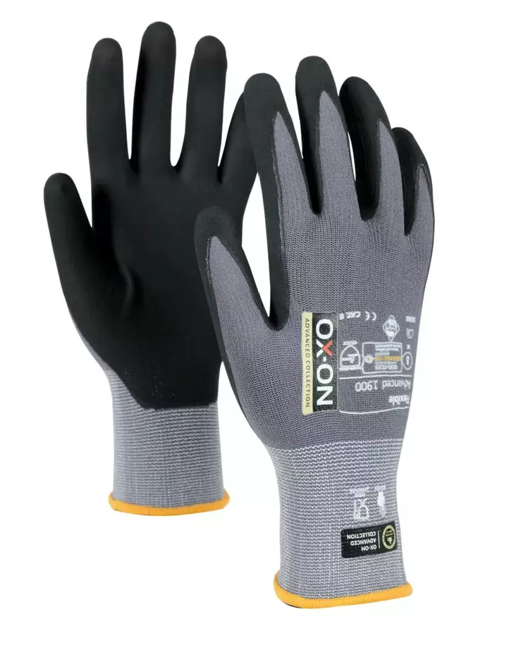 OX-ON Flexible Advanced 1900 asentajankäsine koko 8 - Siivous-, suojakäsineet - 13339986 - 1