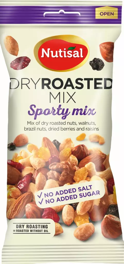 Pähkinä Nutisal Sporty Mix 60 g - Välipalat ja mausteet - 269296 - 3