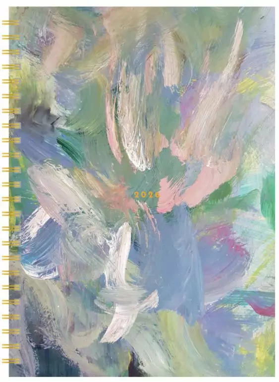 Ajasto Paint pöytäkalenteri 2026 vihreä - Pöytäkalenterit - 2676201226 - 1