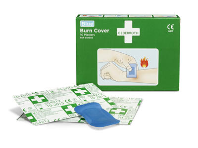 Palovammalaastari Cederroth Burn Cover/10kpl - Ensiapu, työsuojaus ja työterveys - 270036 - 1