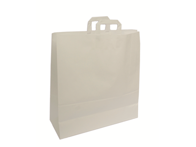 Paperikassi 45x17x48 cm valkoinen / 150kpl - Pussit ja kassit - 241156 - 1