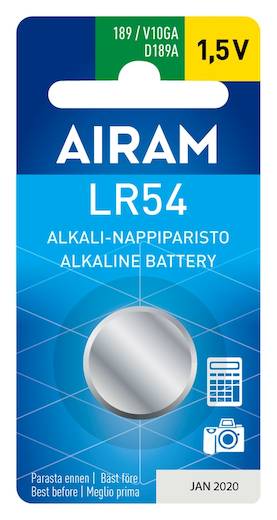 Paristo LR54 89A, 1,5V - Paristot, varavirtalähteet - 8714006 - 1