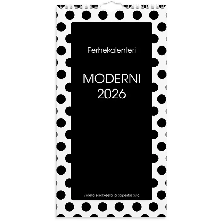 Perhekalenteri 2026 Moderni paperitaskulla - Seinäkalenterit - 398106 - 1
