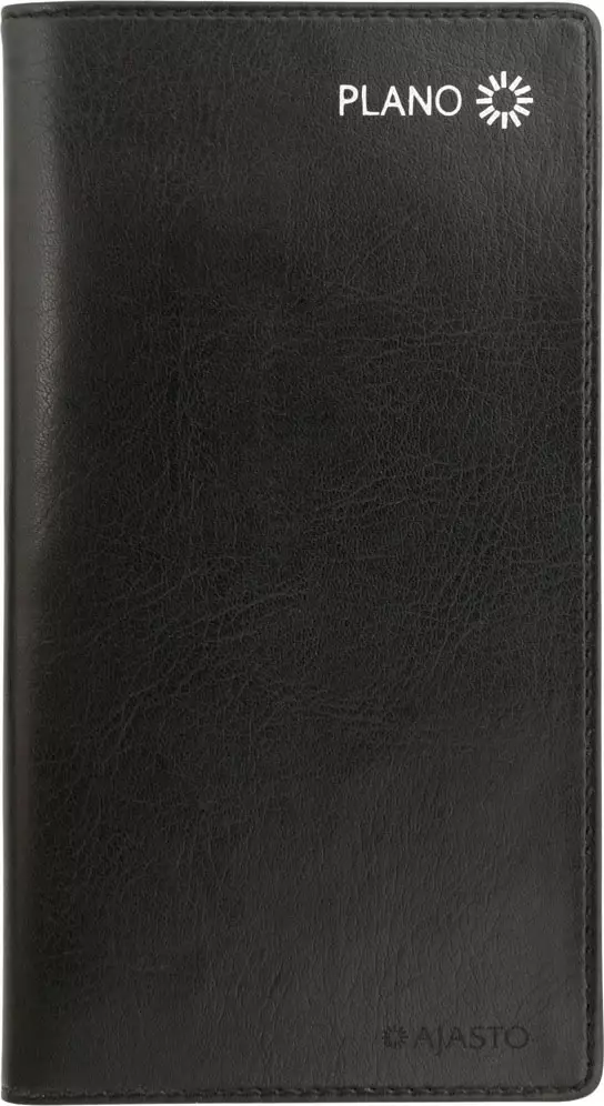 Ajasto Plano 2026 taskukalenteri musta 85 x 162 mm - Taskukalenterit - 2673117026 - 1