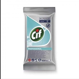 Puhdistuspyyhe Cif PF.Clean&Disinf./100 - Pesu- ja puhdistusaineet - 264166 - 1
