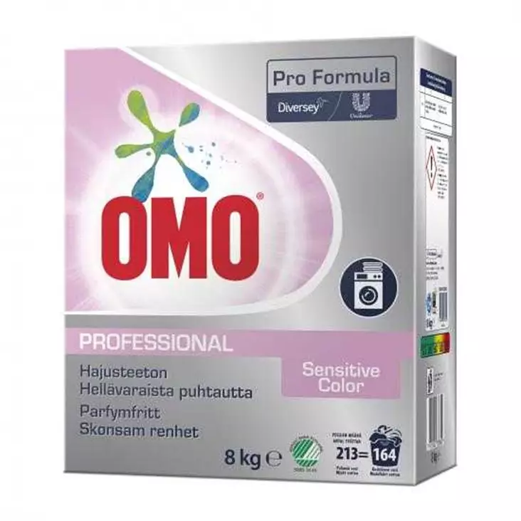 Pyykinpesujauhe Omo Professional Sensitive Color 8 kg - Pyykinpesu - 206286 - 1