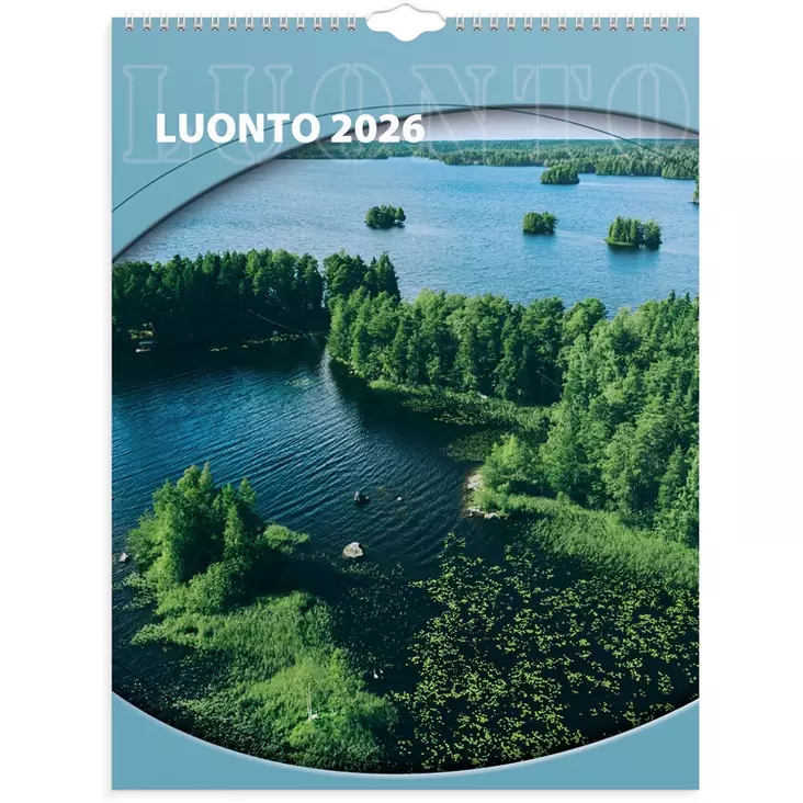 Seinäkalenteri 2026 Luonto - Seinäkalenterit - 398096 - 1