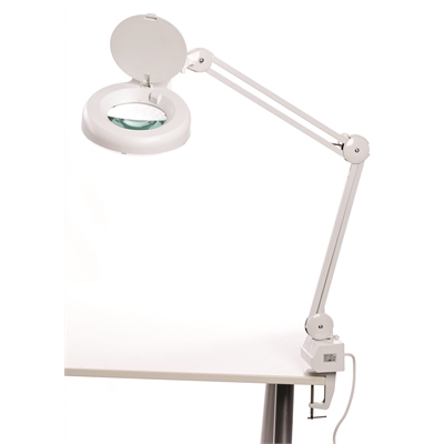 Suurennuslasivalaisin ALCO 9110 valkoinen - Työpistevalaisimet - 605446 - 1