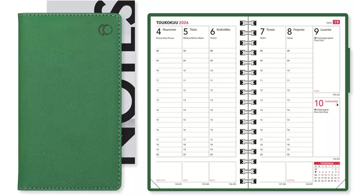 Time vihreä 2026 - Taskukalenterit - 4226 - 1