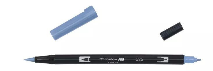 Tombow ABT Dual Brush 526 true blue - Taidekynät - TOM11526 - 1