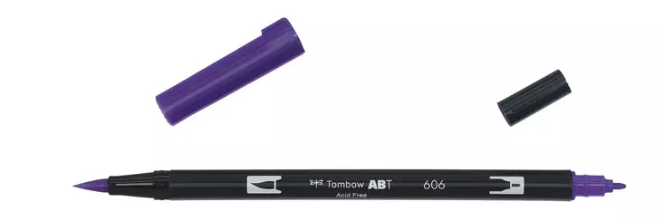Tombow ABT Dual Brush 606 violet - Taidekynät - TOM11606 - 1