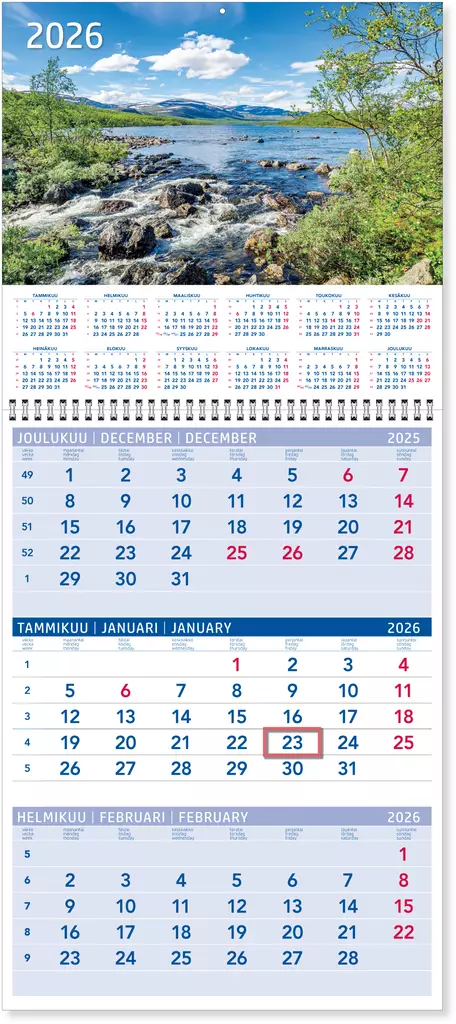 Triplanner suuri 2026 - Taulukkoalmanakat - 5106 - 1