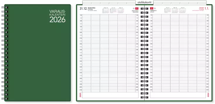 Varauskalenteri 2026 - Pöytäkalenterit - 2806 - 1