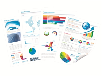 Värikopio- ja laserpaperi Q-Connect A3 90g/500 - Valkoiset tulostuspaperit - 235136 - 1