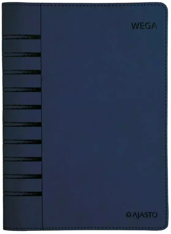 Ajasto Wega 2026 pöytäkalenteri tummansininen 148 x 210mm - Pöytäkalenterit - 2676229026 - 1