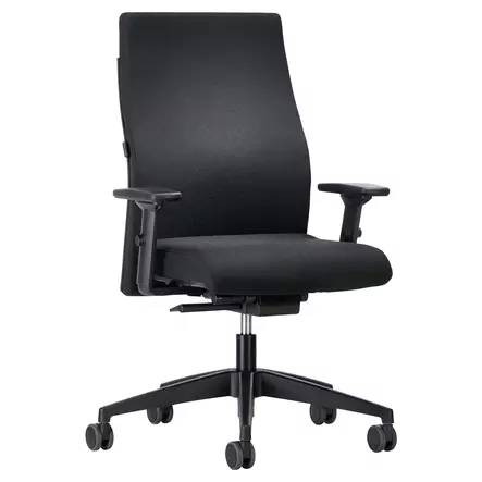 Interstuhl 139RS työtuoli ergonominen korkeaselkäinen musta - Työtuolit - 10437537 - 1