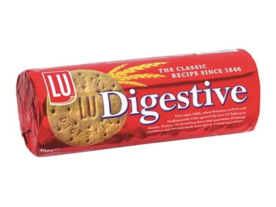 Keksi LU Digestive Classic 400g laktoositon - klassinen täysjyväkeksi, sopii myös leivontaan - Makeat keksit - 269257 - 1