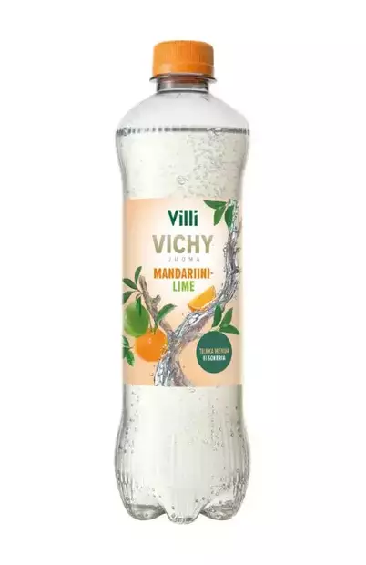 Kivennäisvesi 0,33L VILLI Vichy Mandariini & Lime - Vedet, virvoitusjuomat ja mehut - 187447 - 1