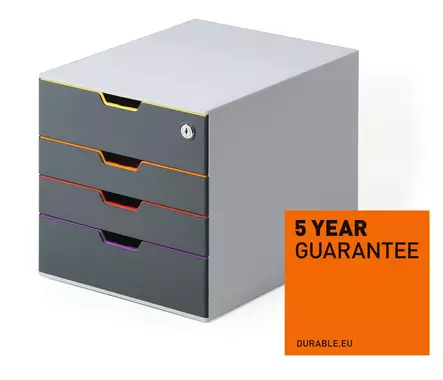 Laatikosto Varicolor Safe 4-osainen lukittava monivärinen - Lomakelaatikot, kortistolaatikot - 760627 - 5