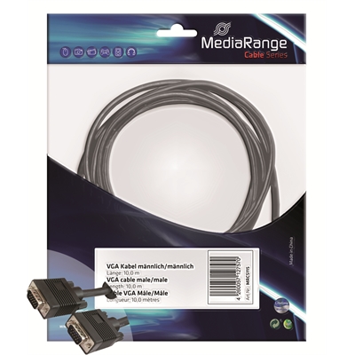 Projektorikaapeli VGA 5m musta - VGA kaapelit - 393427 - 1