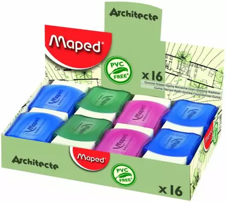 Pyyhemuovi 51x30x12mm, muovikotelossa - Pyyhekumit - 1054677 - 1