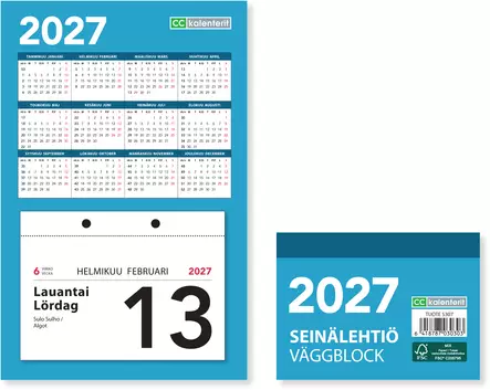 Seinälehtiö 2027 - Taulukkoalmanakat - 5307 - 1